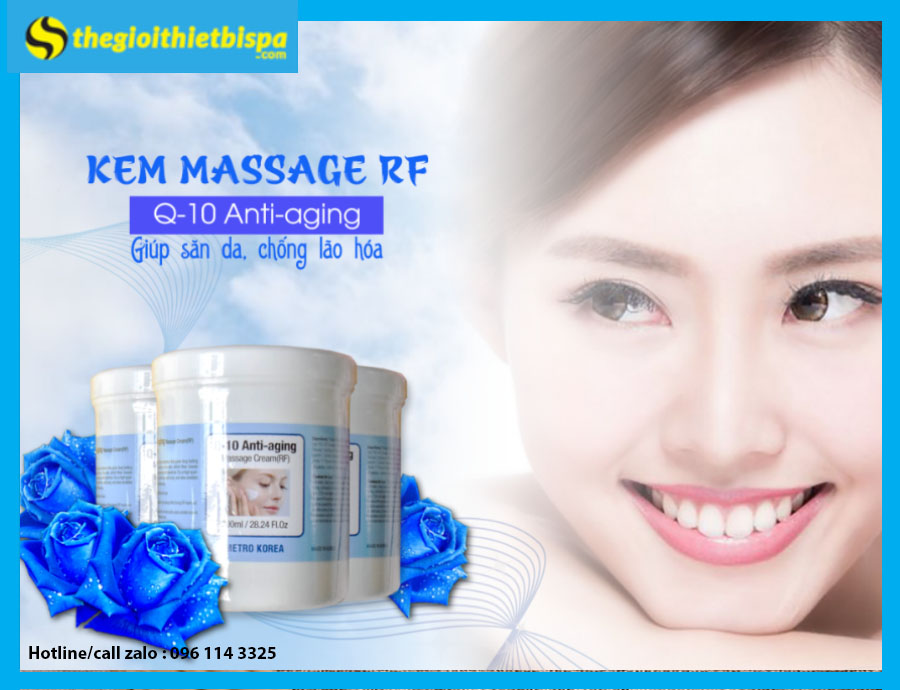 Kem Massage RF Q-10 Anti-aging Hàn Quốc