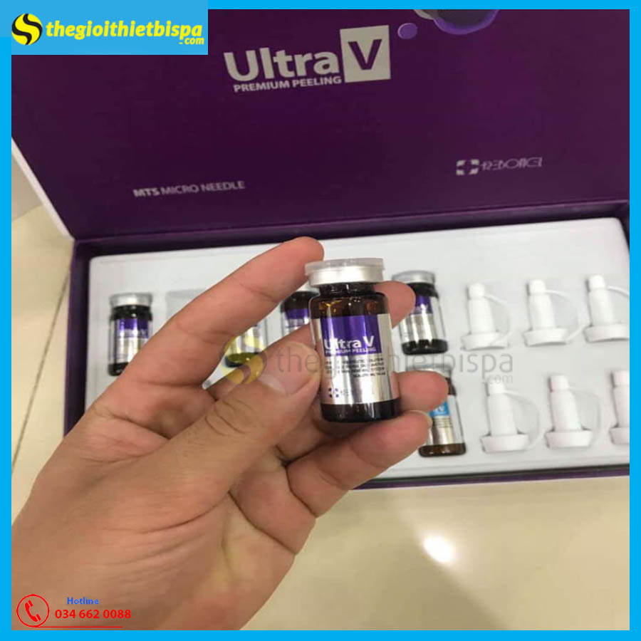 Bộ Vi Kim Tảo Biển Ultra V Premium Peeling - Tái Sinh Làn Da Hàn Quốc Bộ Vi Kim Tảo Biển Ultra V Premium Peeling - Tái Sinh Làn Da Hàn Quốc