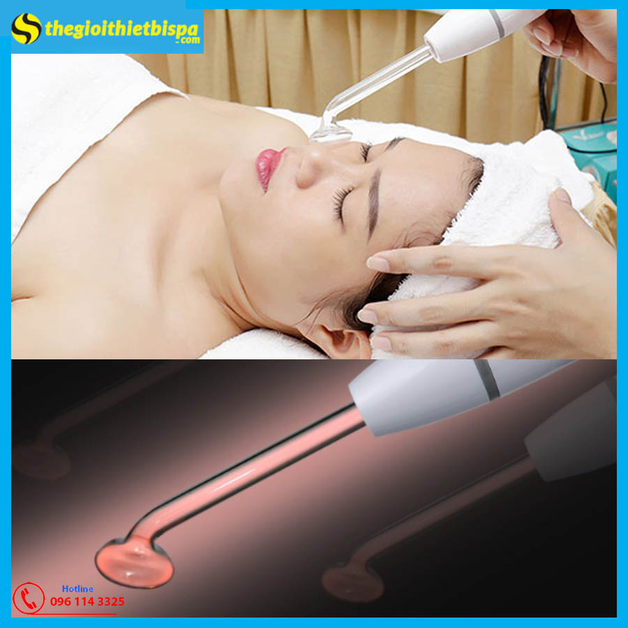 Đầu Điện Tím Thuỷ Tinh.Dùng Cho Máy 5in1