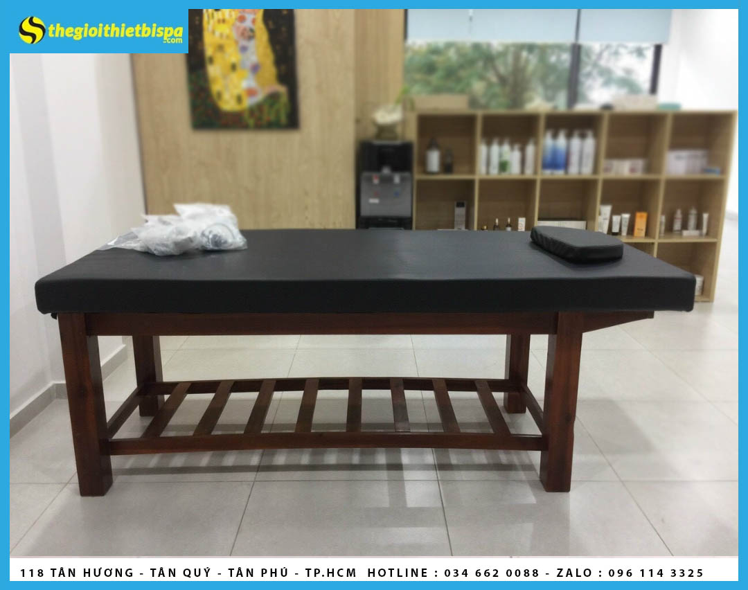 Giường Massage Body Gỗ Sồi Cao Cấp Giường Massage Body Gỗ Sồi Cao Cấp