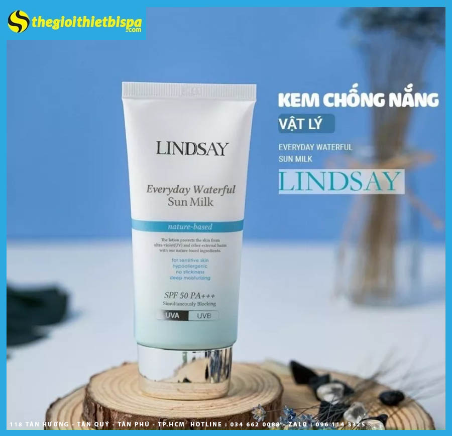 Kem Chống Nắng Lindsay Everyday Waterful Sun milk Hàn Quốc