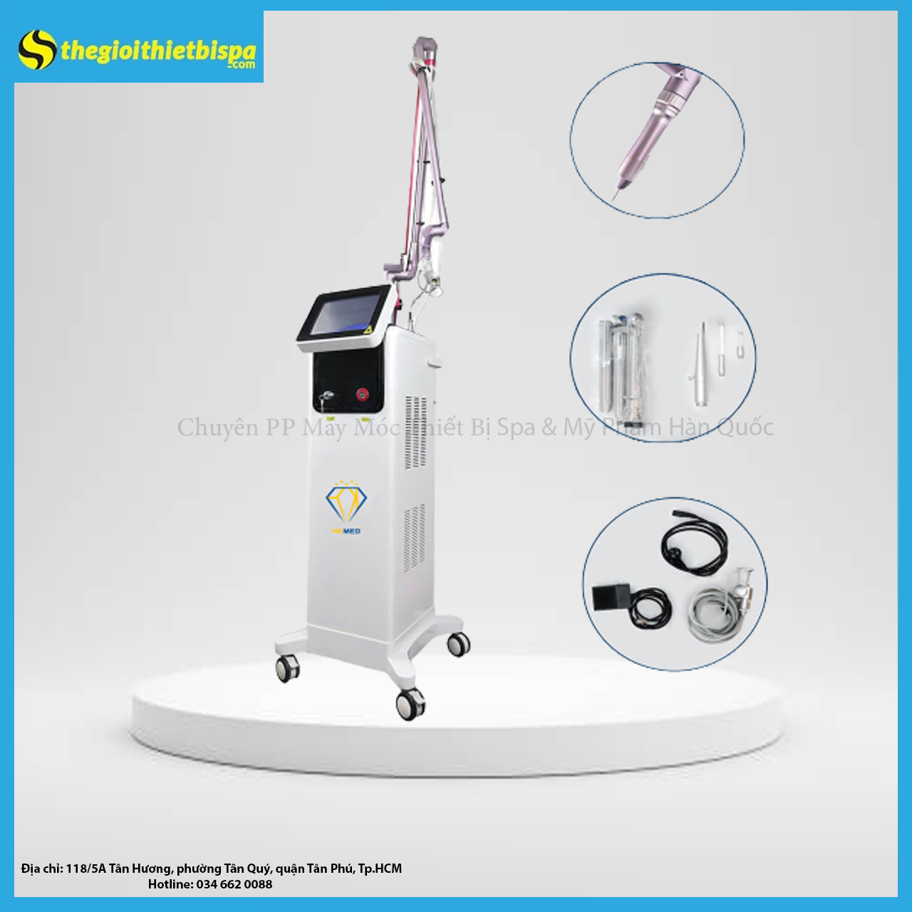 Máy Trị Sẹo Laser CO2 Fractional Superpixel HK-FS1