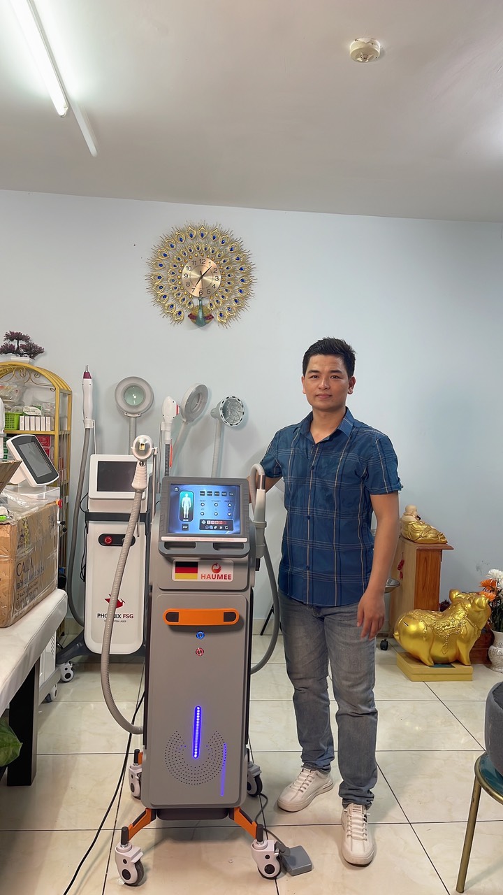 Máy 2in1 Diode Laser HAUMEE – Giải Pháp Toàn Diện Cho Triệt Lông Và Xóa Xăm