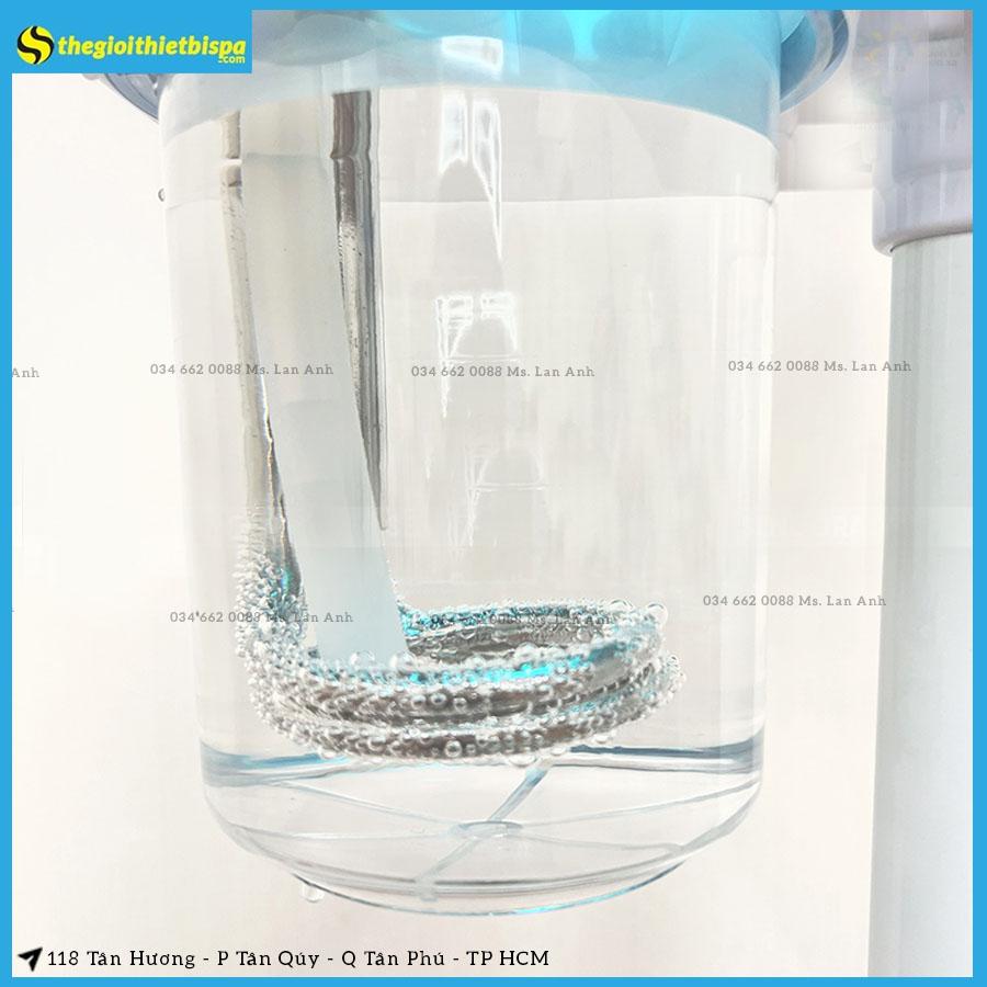 Bình thủy tinh máy xông 1 cần hàng dày