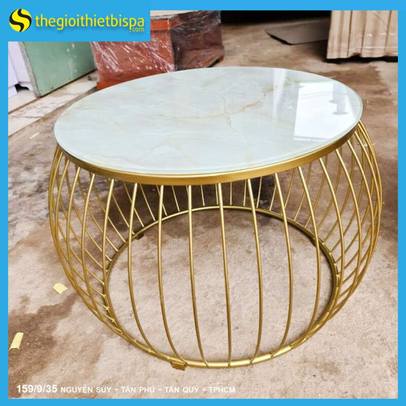 Bàn Sofa Mặt Đá Hình Lồng Đèn - Thế Giới Thiết Bị Spa
