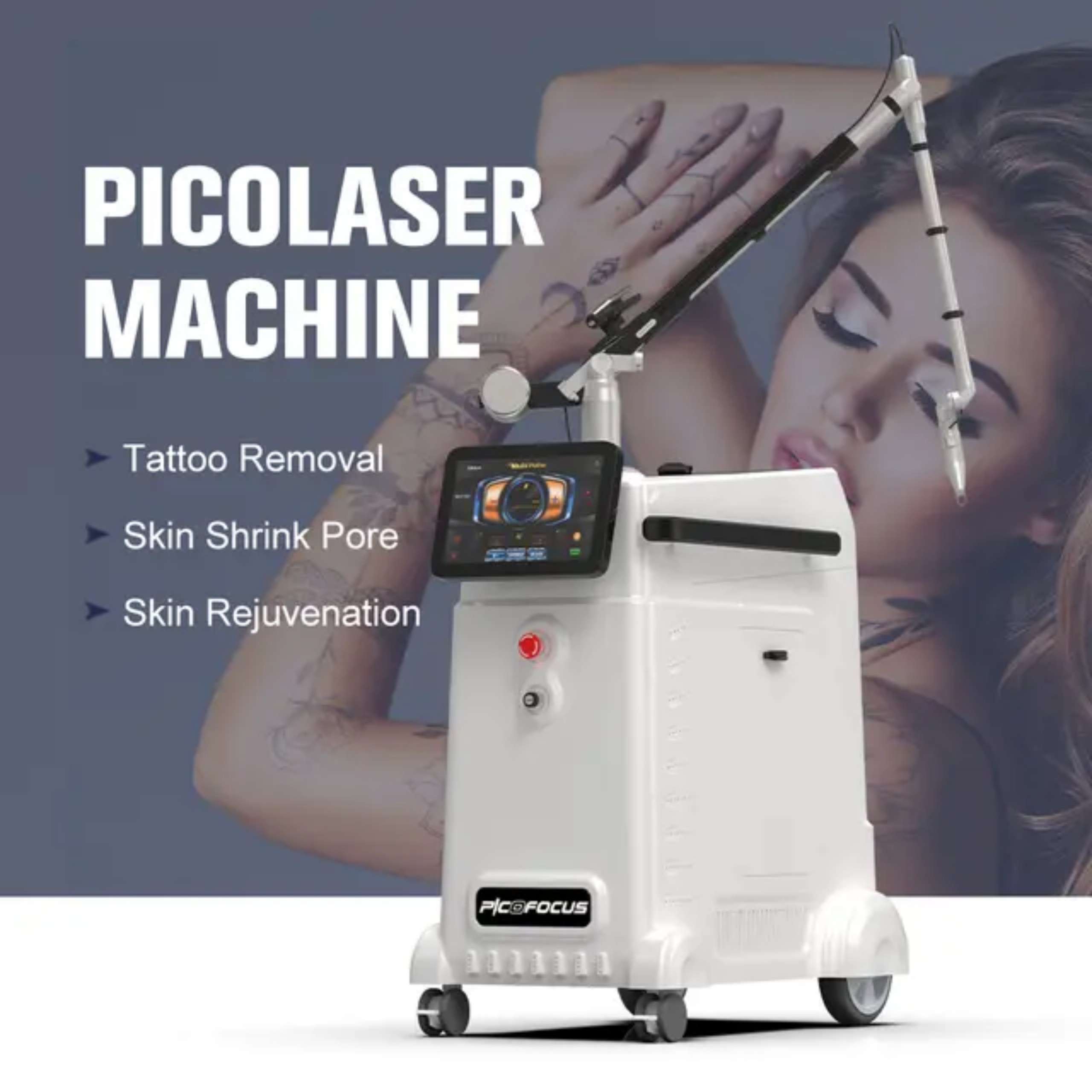Máy Triệt Lông Alexandrite Laser 1064 ND YAG
